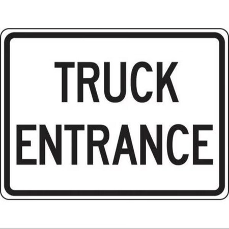 Accuform TRAFFIC SIGN  LANE TURNS RIGHT 24 in  X FRR027RA